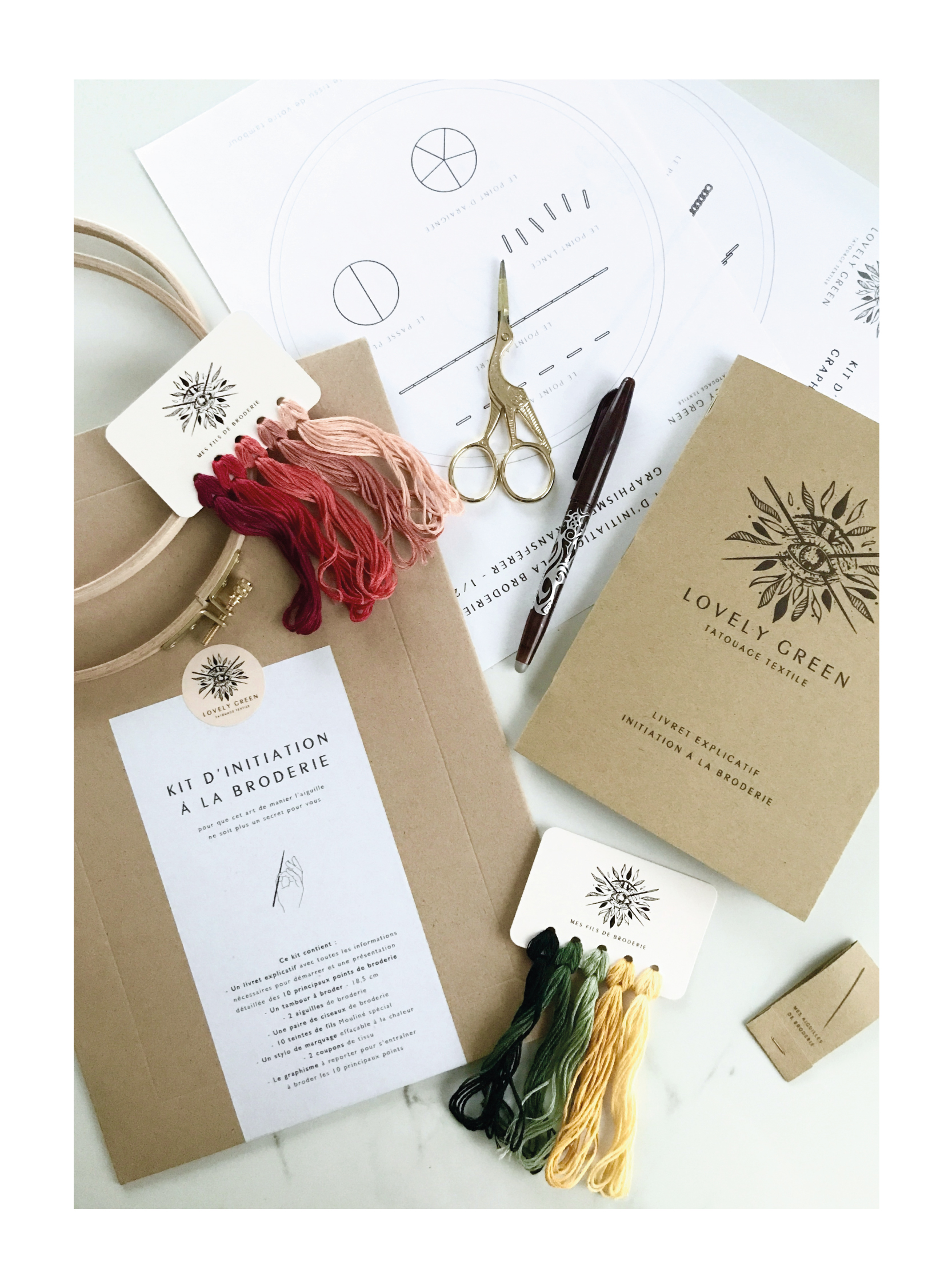 KIT D'INITIATION À LA BRODERIE 2