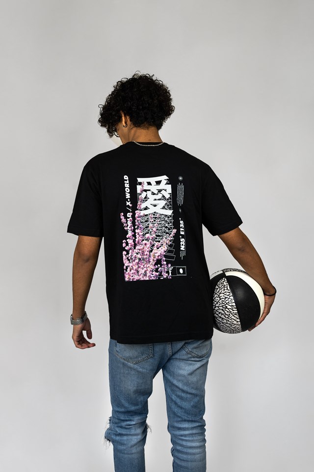 T-shirt "Japan Love" - Noir & Blanc 3