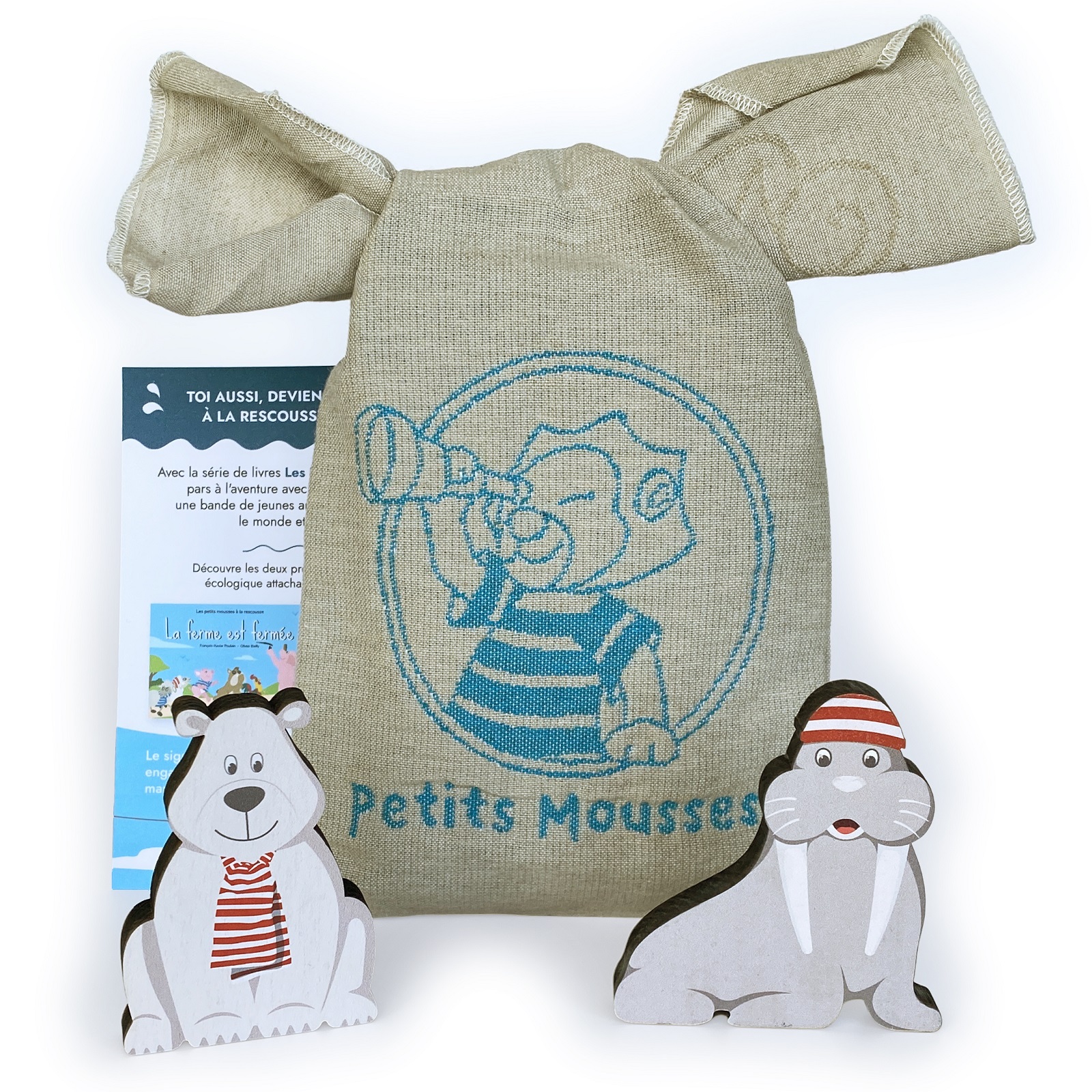 Jouets animaux en bois du Jura – Oursonne et Morse 2