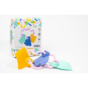 Le rêveur - Hochet à manipuler rose Made in France - Coffret Cadeau