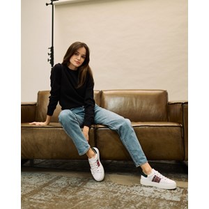 Pull col rond femme - Bleu marine