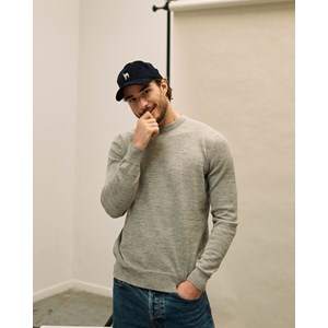 Pull col rond homme - Gris