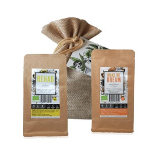 Coffret cadeau Tisanes au Chanvre CBD - Détente et détox