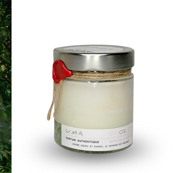 Bougie de Méditation - Uma - aux huiles essentielles bio 4