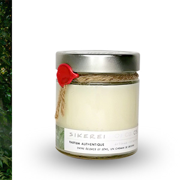 Bougie de l'enracinement - Sikerei - aux huiles essentielles bio - Copie 4