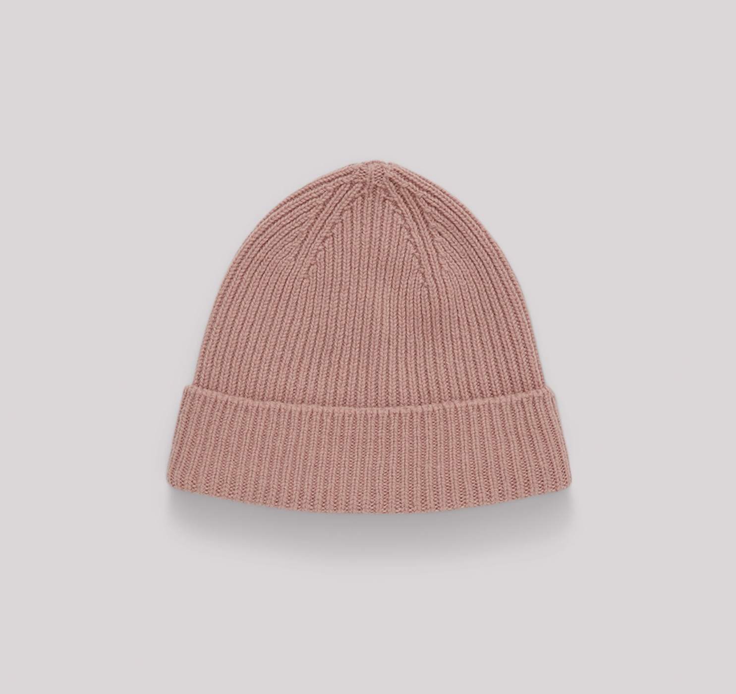 Bonnet en laine recyclée - Dusty Rose de Organic Basics 2