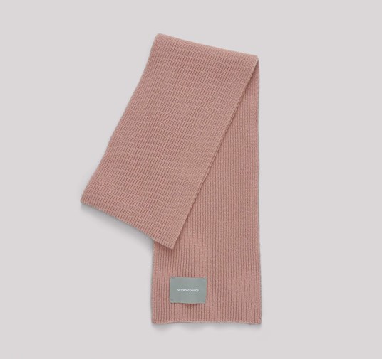 Écharpe en laine recyclée - Dusty Rose de Organic Basics