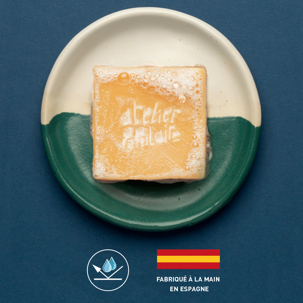 Porte-savon | Vert en céramique 3