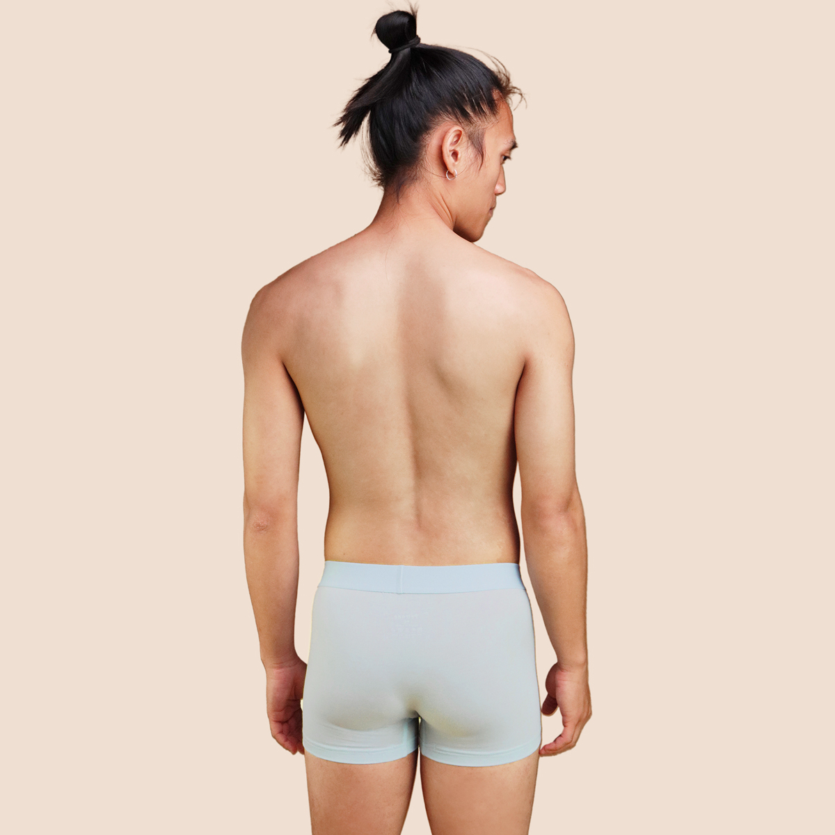 Boxer confort bleu ciel pour homme Pétrone