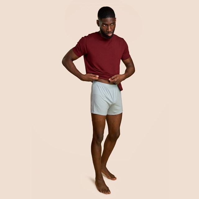 caleçon bleu ciel pour homme Pétrone