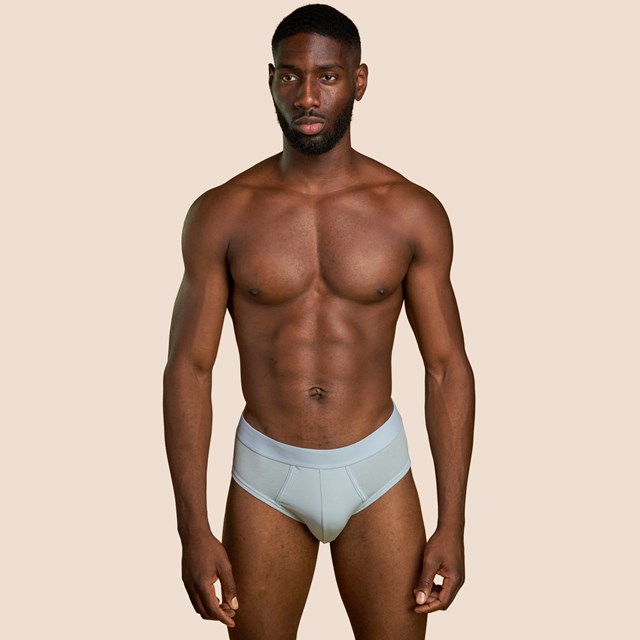 Slip bleu ciel pour homme Pétrone