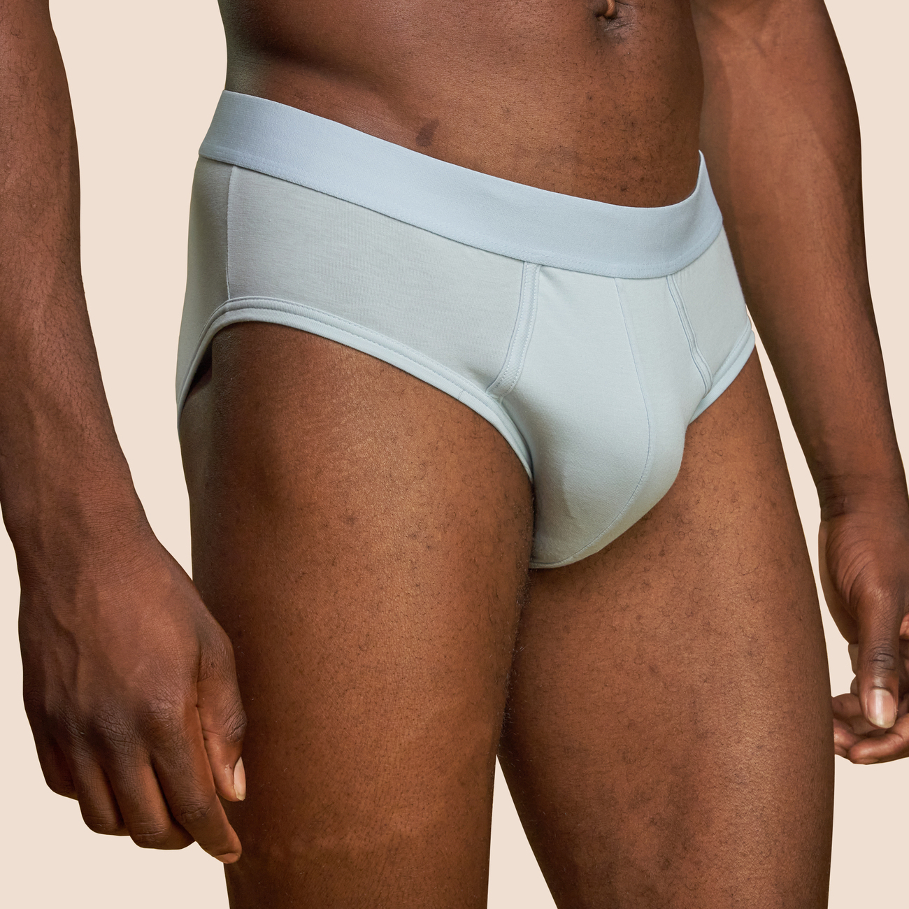 Slip bleu ciel pour homme Pétrone