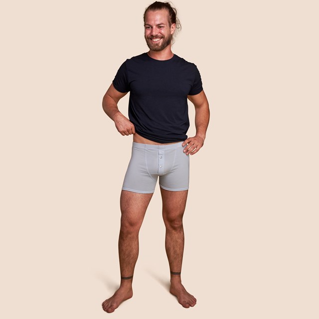 Boxer vintage bleu ciel pour homme Pétrone