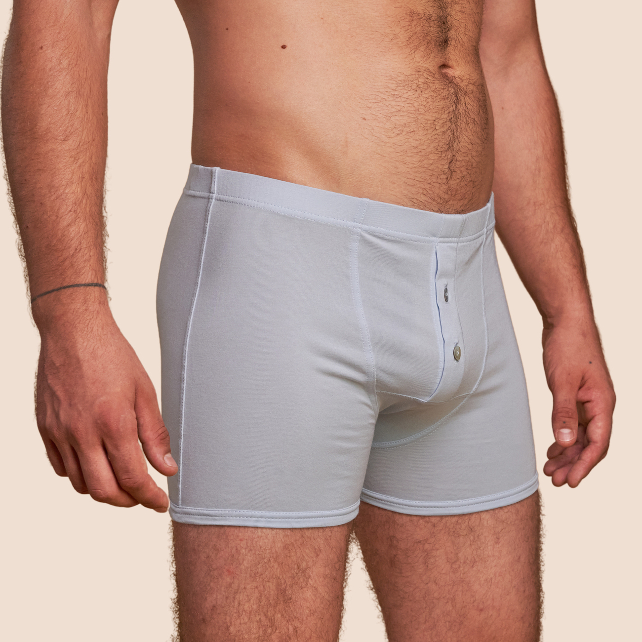 Boxer vintage bleu ciel pour homme Pétrone