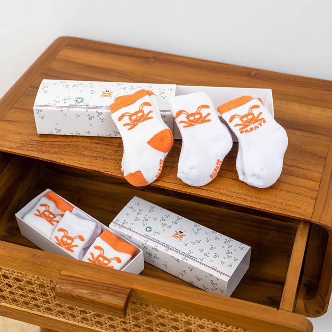 Chaussettes Naissance en Coton Bio 3