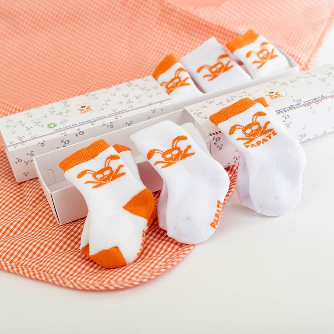 Chaussettes Naissance en Coton Bio 5