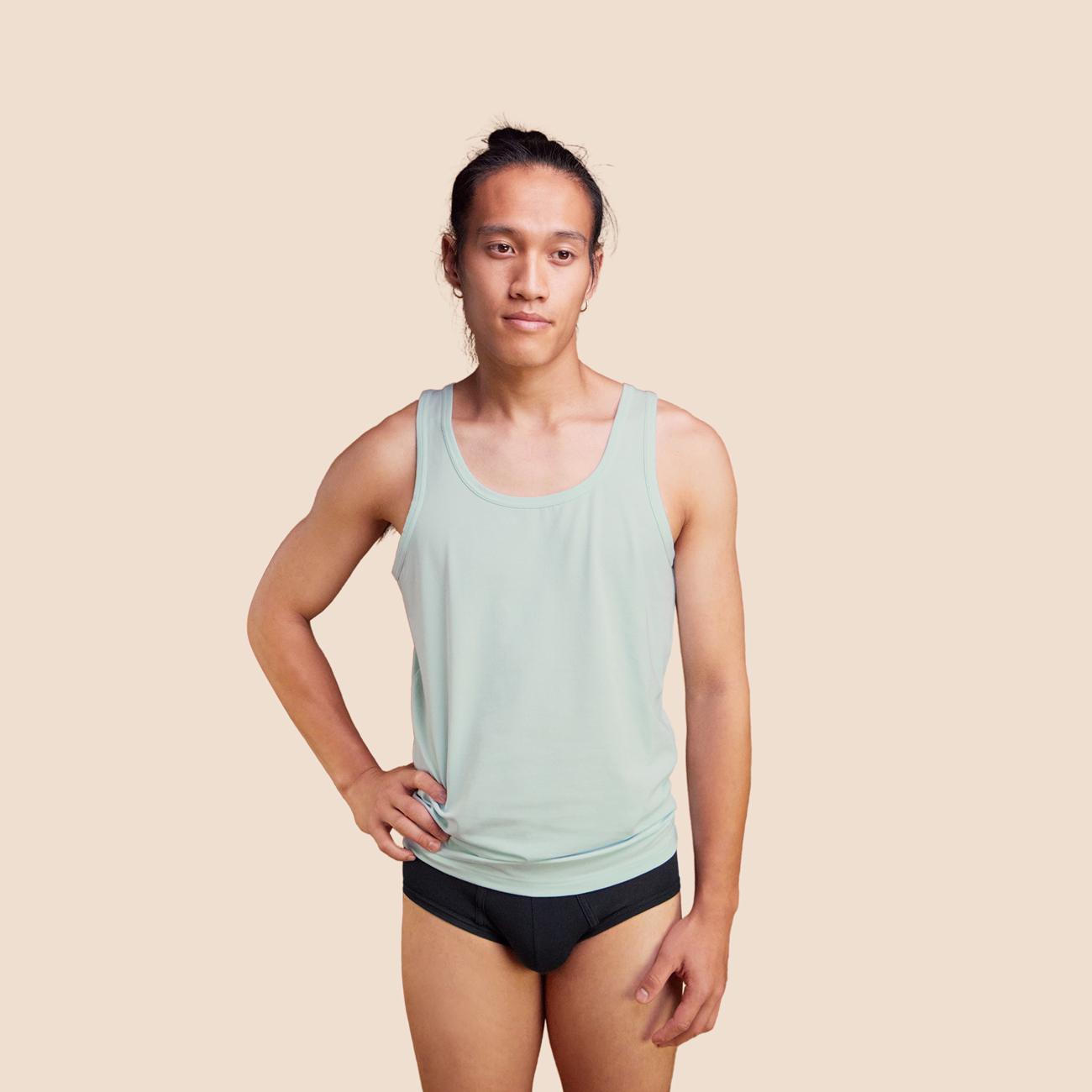 Débardeur bleu ciel pour homme Pétrone