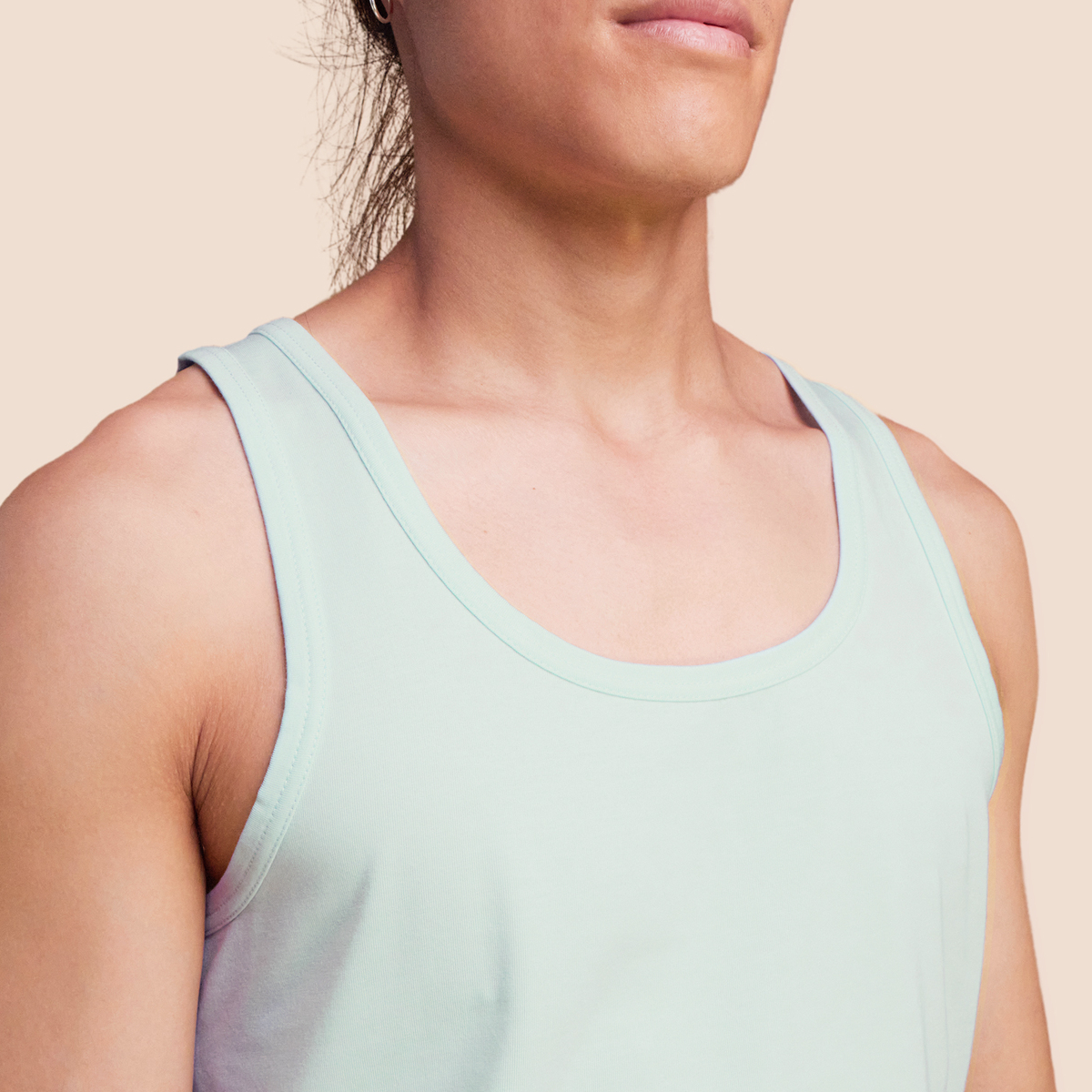 Débardeur bleu ciel pour homme Pétrone