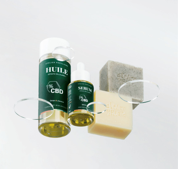 Soin Nettoyant Détente cellulaire + CBD | Savon à froid surgras certifié BIO 4