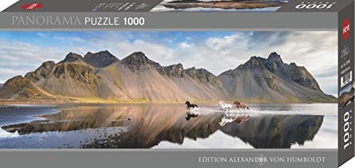 HEYE Puzzle - Iceland Horses - Panoramique 1000 Pièces 2