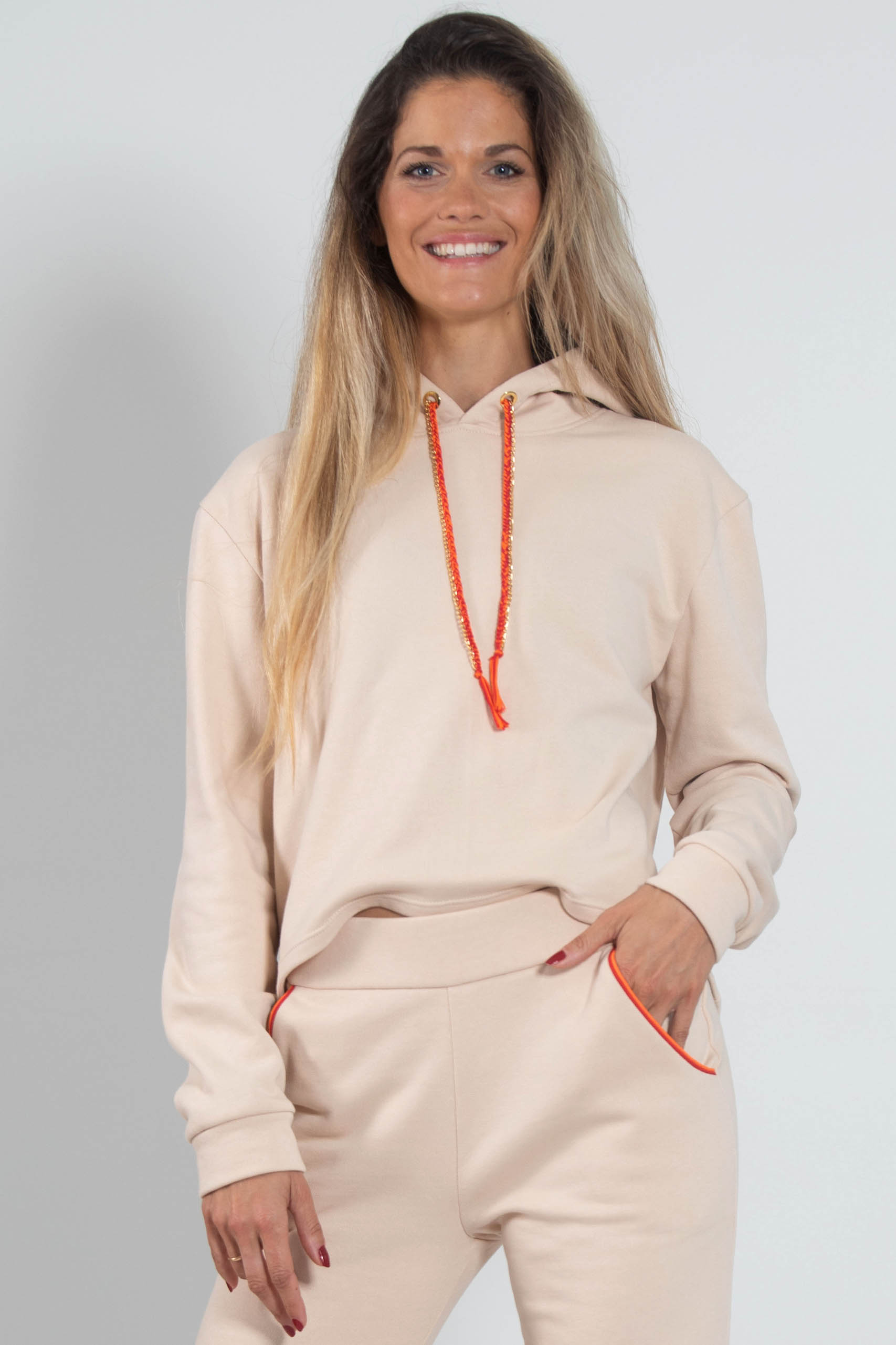 Sweatshirt Aliyah bijoux et coton bio GOTS Face