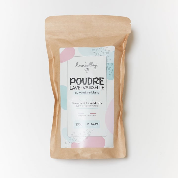 L'embeillage poudre lave-vaisselle