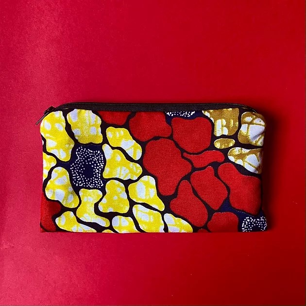 Pochette en wax  3