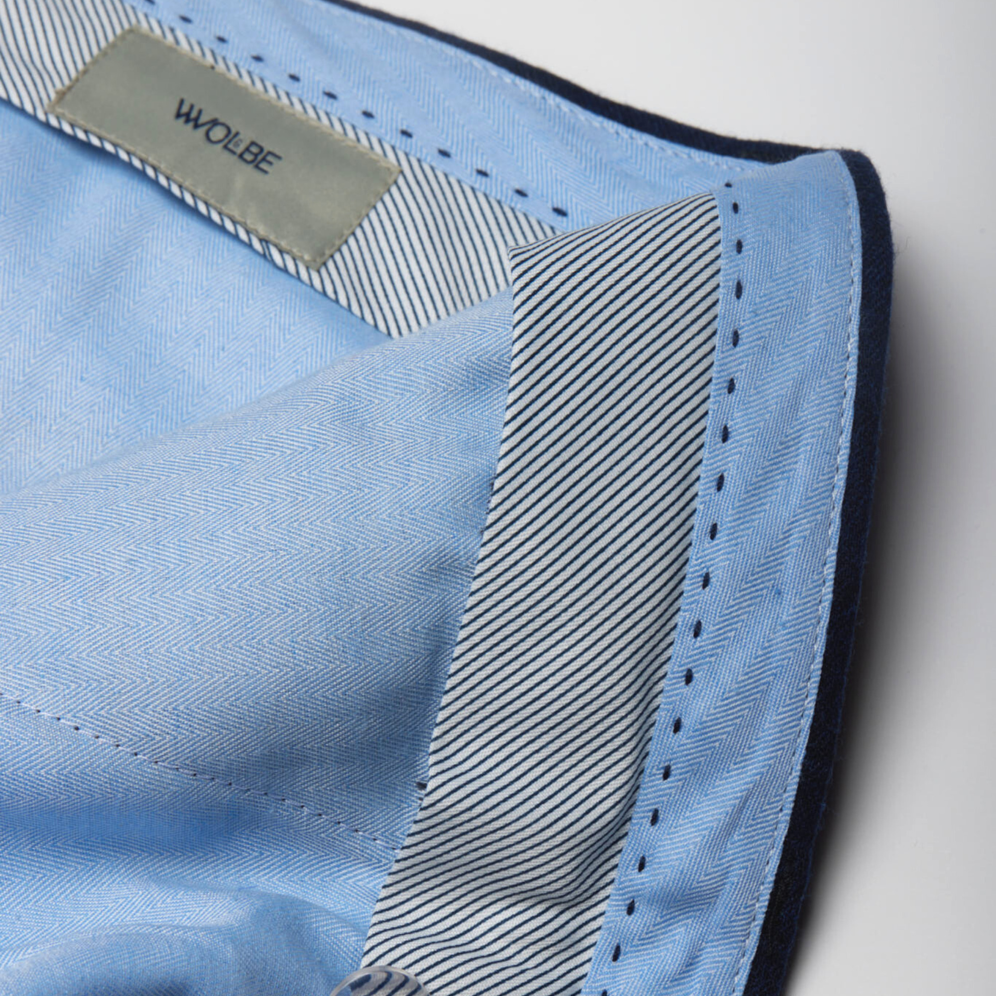 city pant Walter avec pince bleu outremer en laine merinos super 130