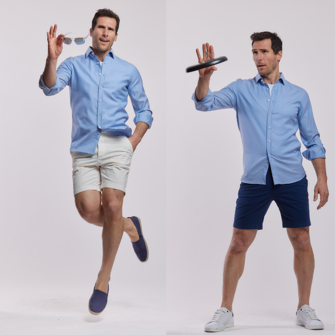 chemise 72 heures 100% merinos, oxford royal 9