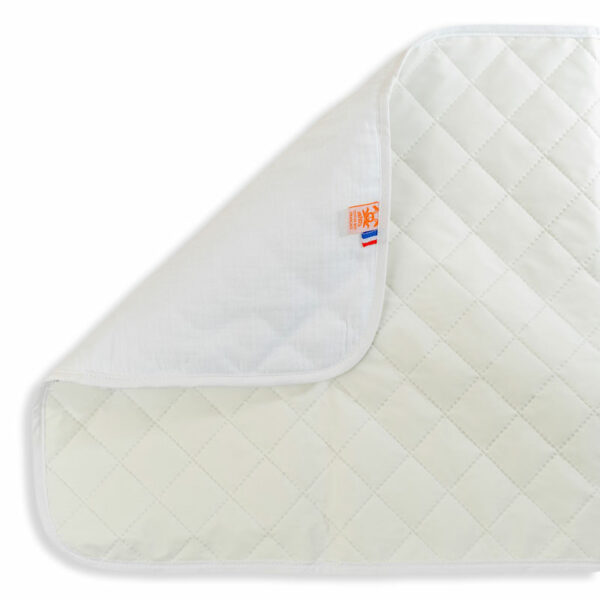 Tapis à Langer Nomade Lubiana en Coton Bio Blanc 7