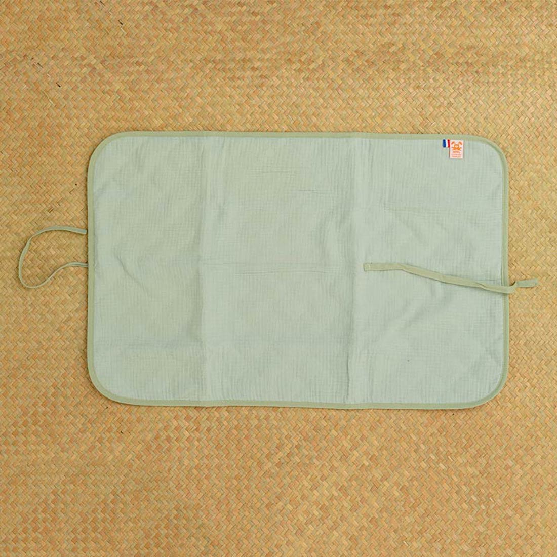 Tapis à Langer Nomade Lubiana en Coton Bio Vert 7