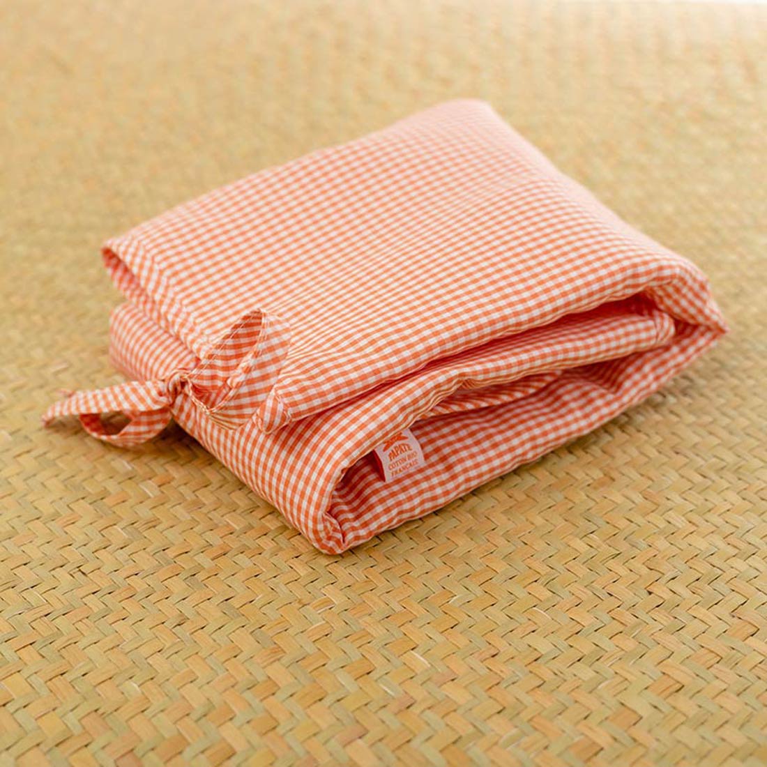 Tapis à Langer Nomade Lubiana en Coton Bio Vichy 2