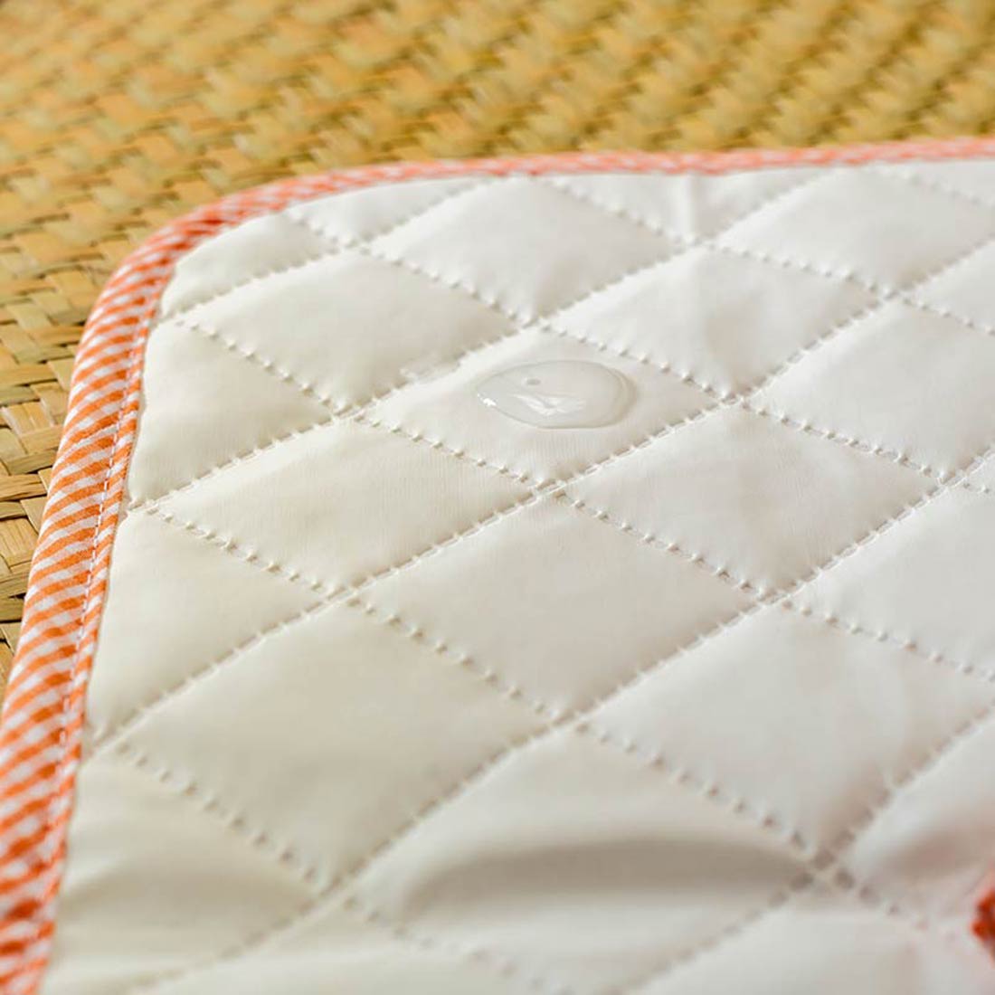 Tapis à Langer Nomade Lubiana en Coton Bio Vichy 5