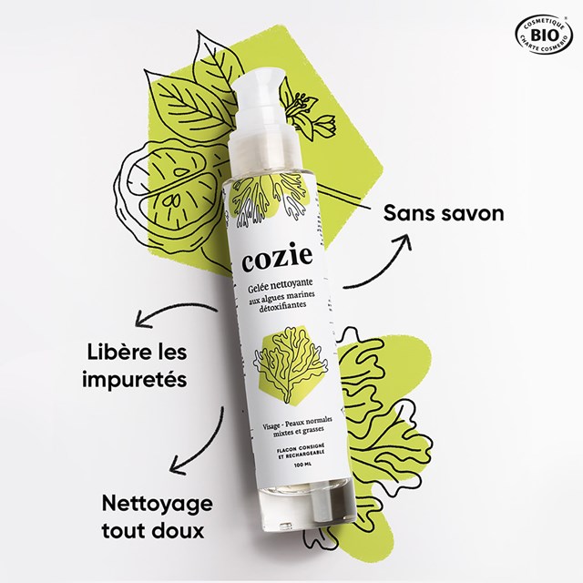 Gelée nettoyante aux algues marines - 100ml 2