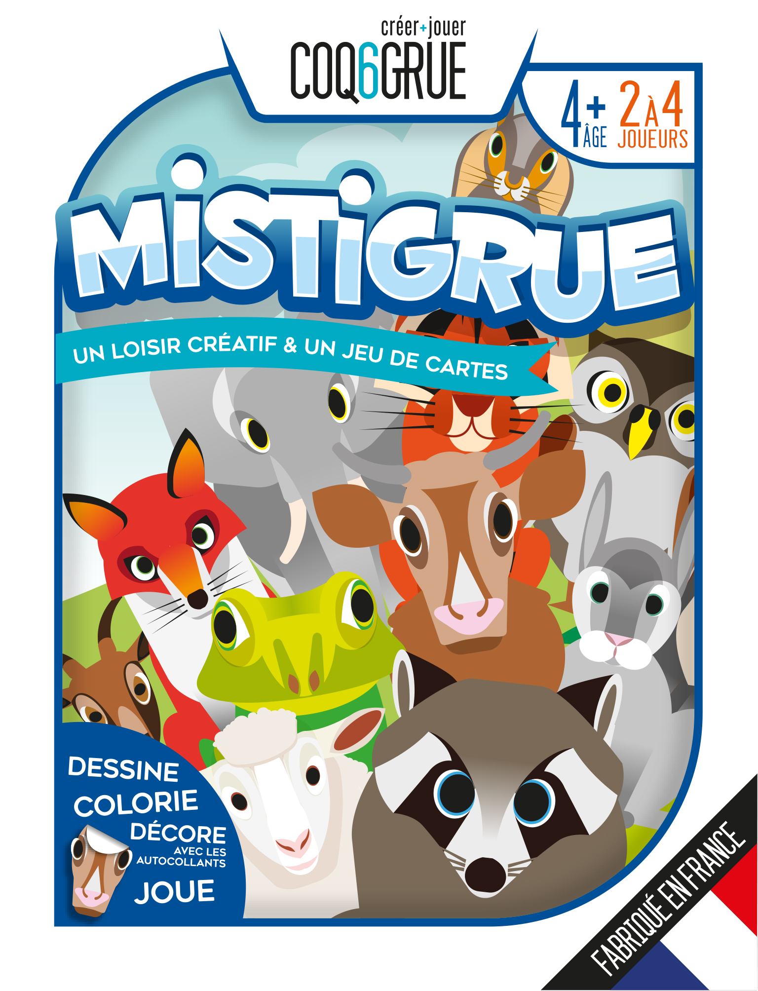 Mistigrue le mistigri créatif à personnaliser par les enfants à partir de 4 ans