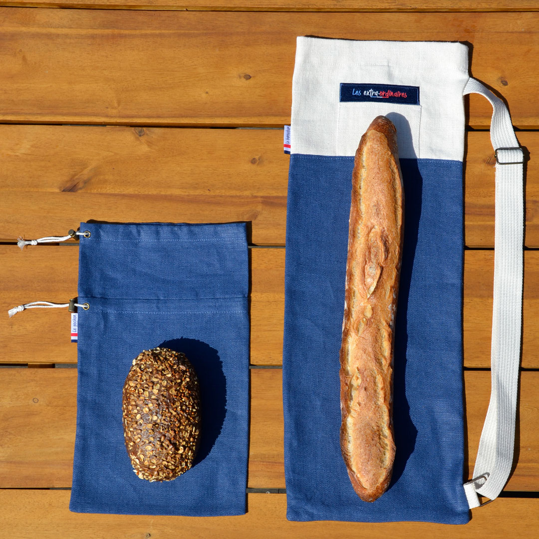 Pack le baroudeur chevronné avec baroudeur bleu et pochon bleu