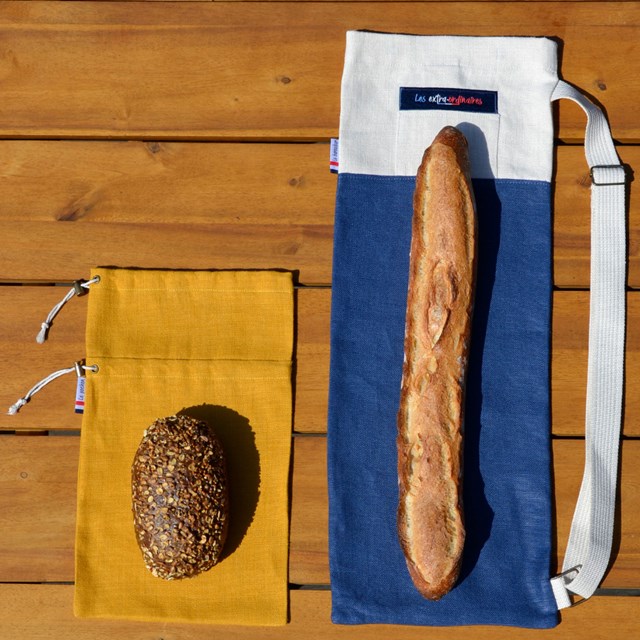 Pack le baroudeur chevronné avec baroudeur bleu et pochon jaune