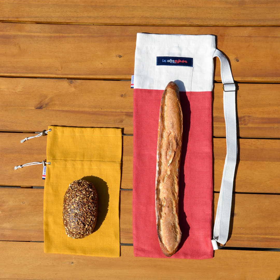 Pack le baroudeur chevronné avec baroudeur rouge et pochon jaune