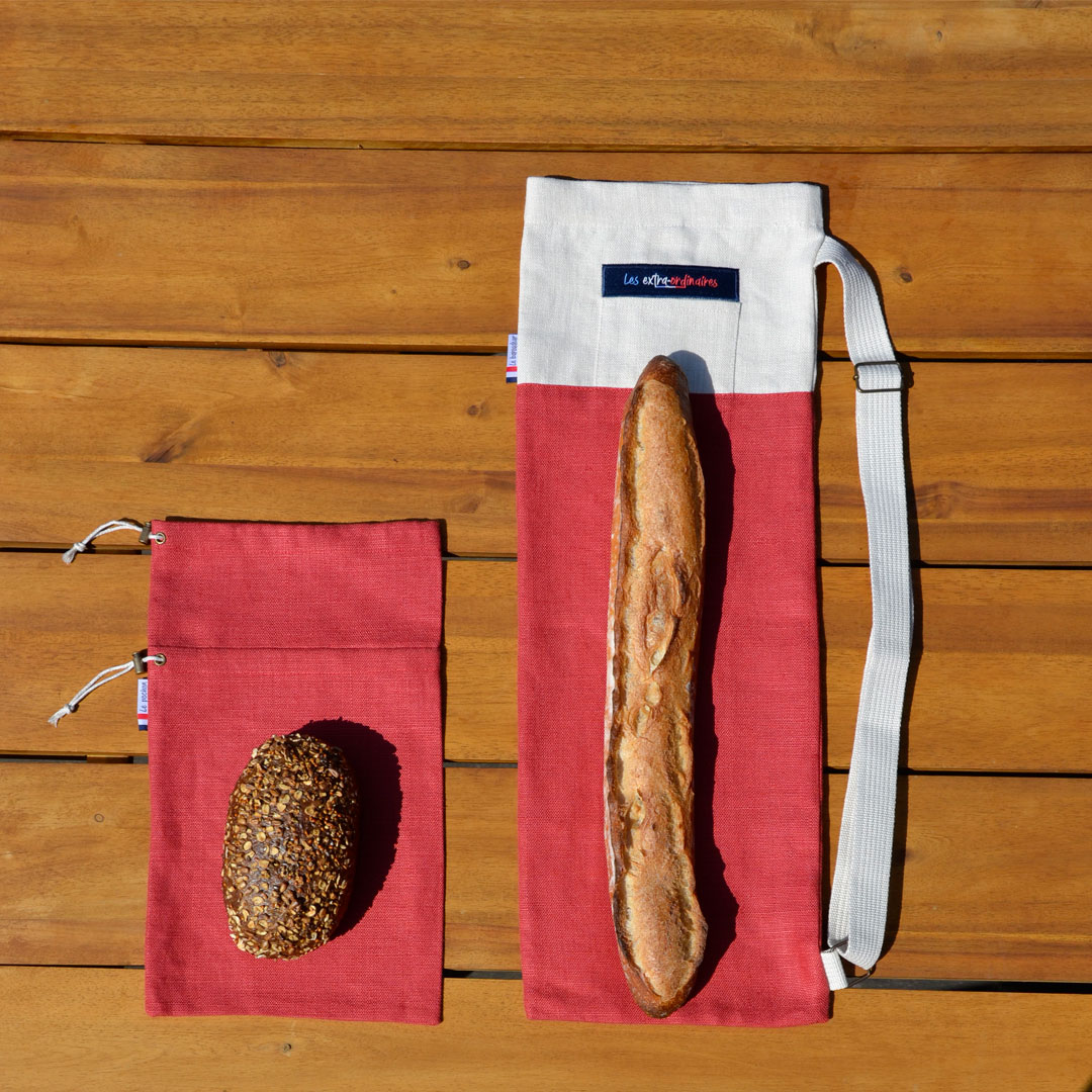 Pack le baroudeur chevronné avec baroudeur rouge et pochon rouge