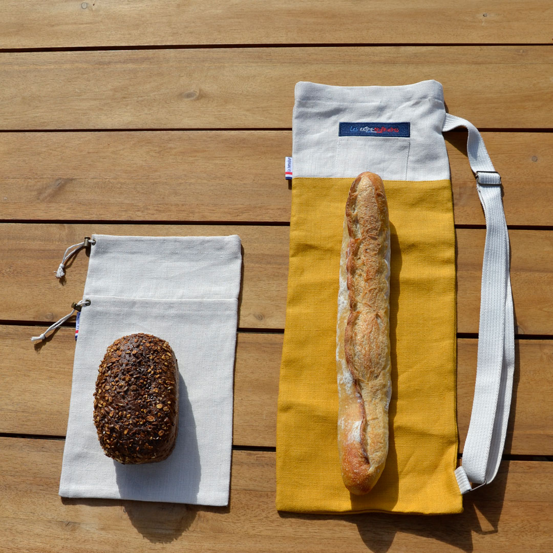 Pack le baroudeur chevronné avec baroudeur jaune et pochon beige