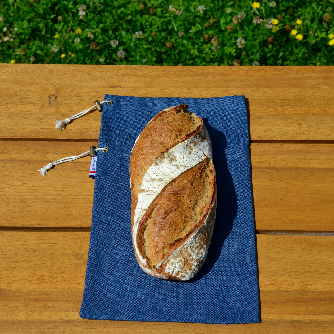 Sac à pain le pochon bleu