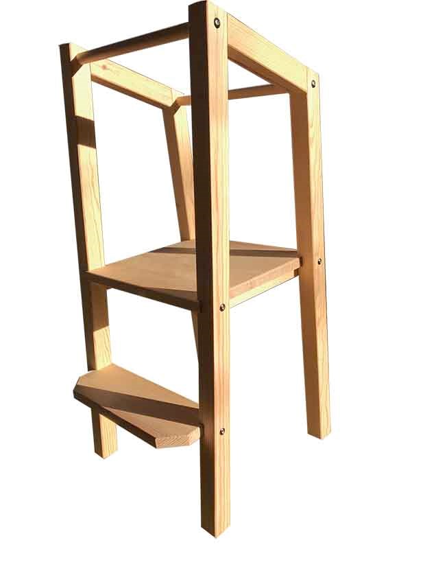 Tour d'observation montessori modèle simple en bois