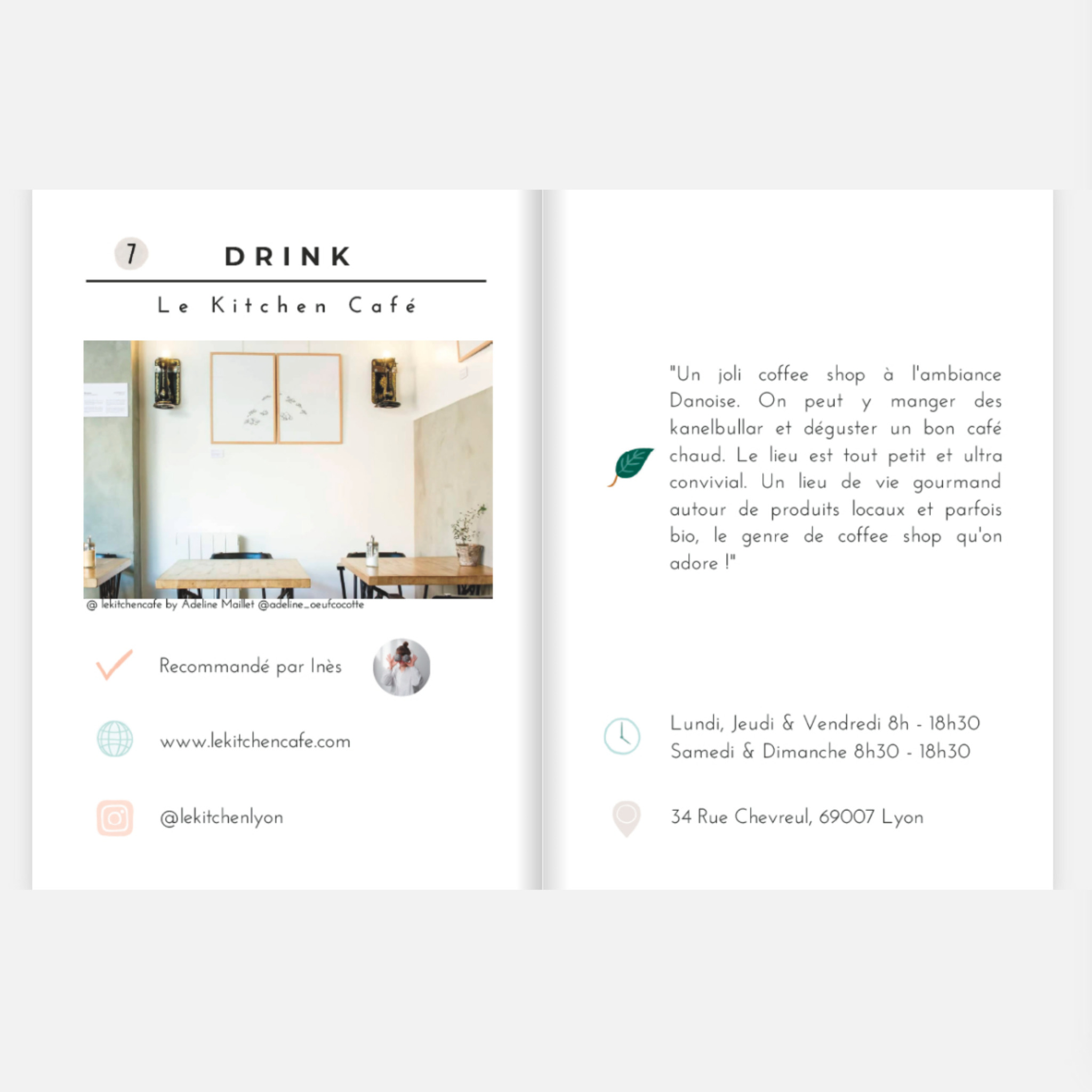 City-guide de Lyon illustré et engagé - Format papier A6 6