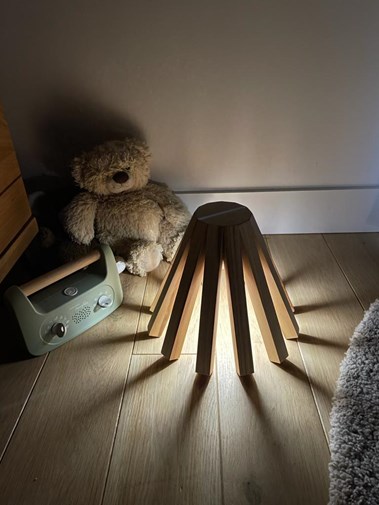 Veilleuse en bois