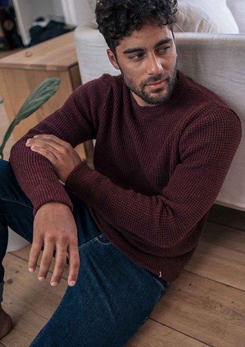 Pull ORIGINE - Fibres recyclées - Made in France