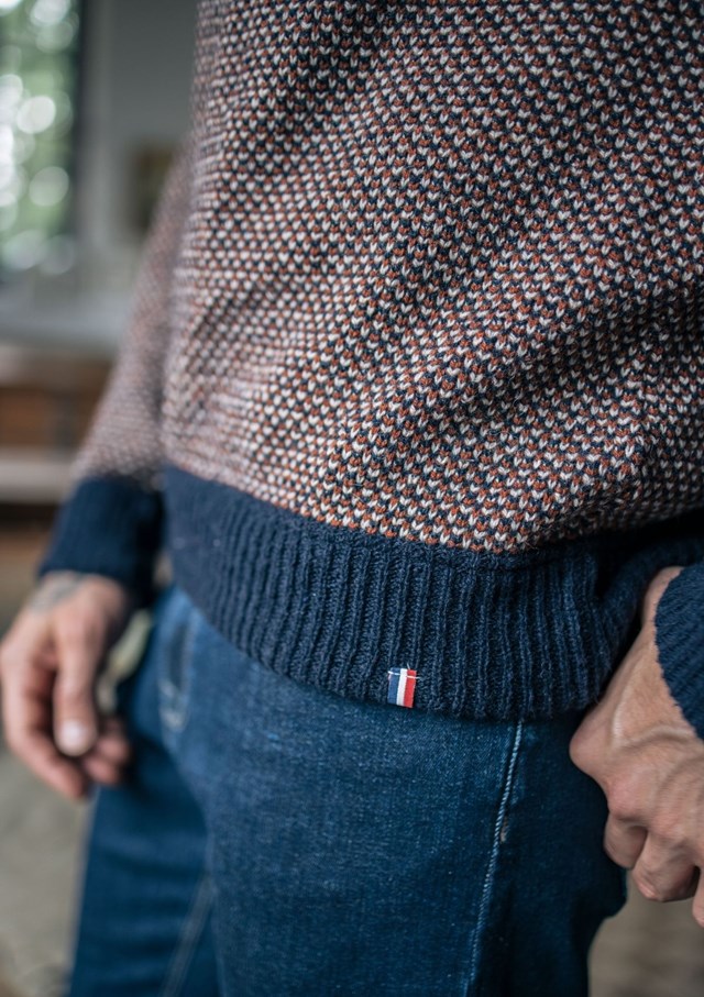 Pull ALENTOUR - Fibres recyclées - Made in France 2