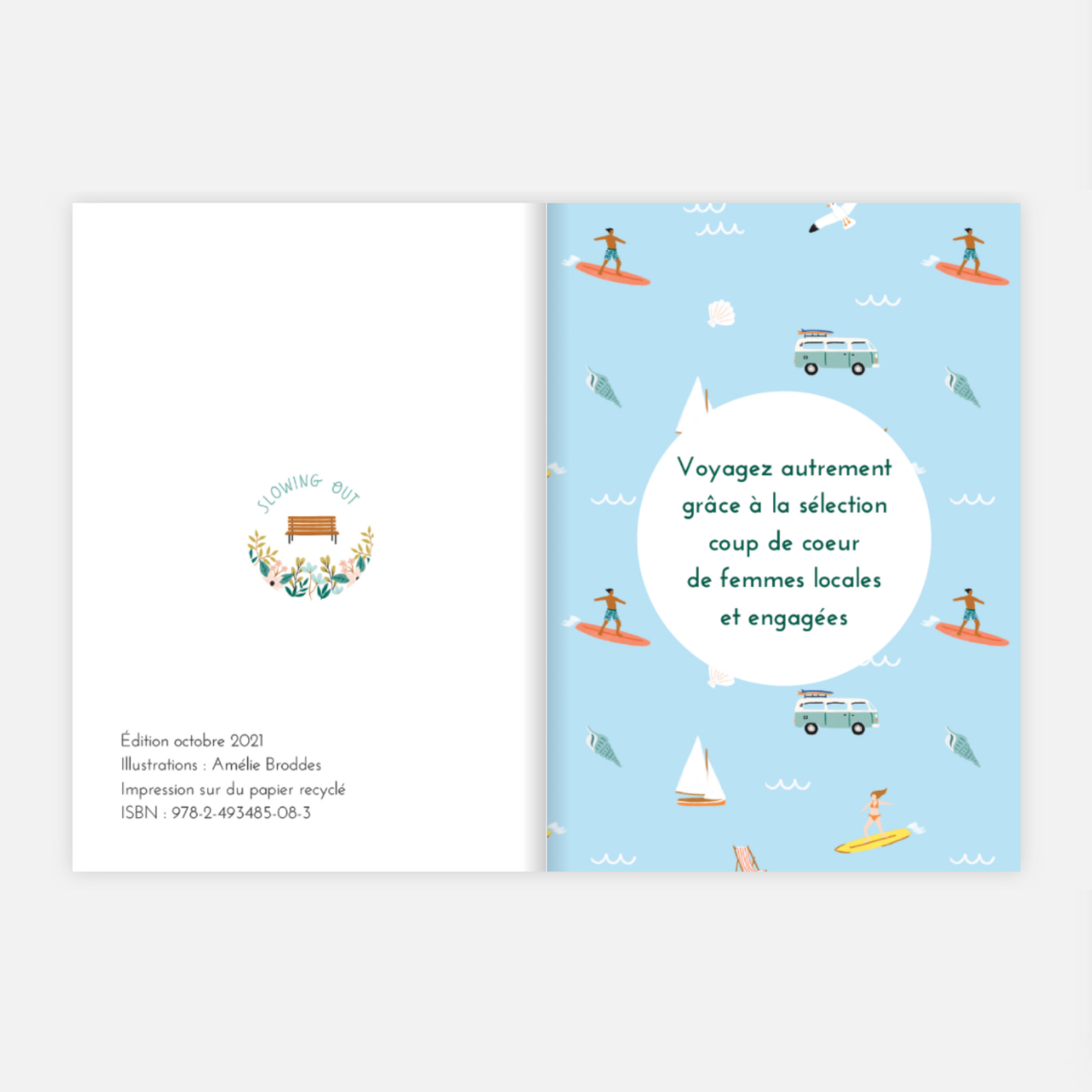 City-guide de Hossegor illustré et engagé - Format papier A6 3