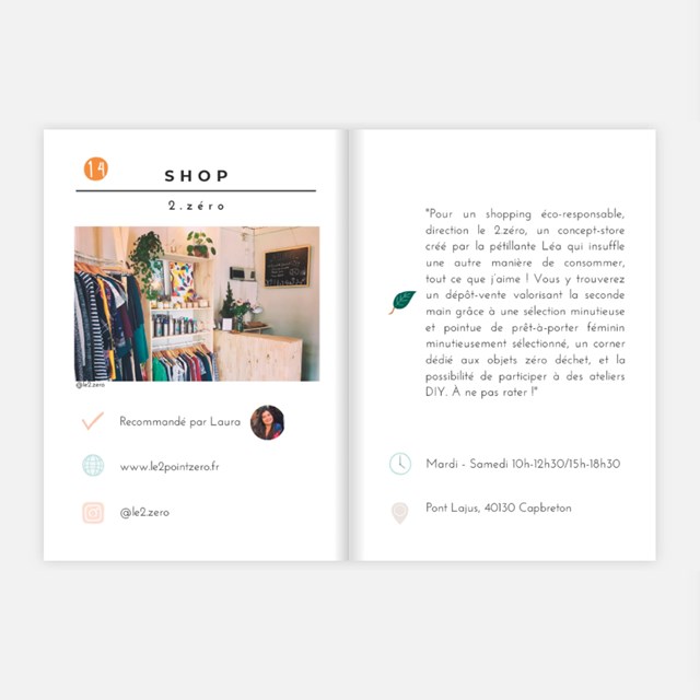 City-guide de Hossegor illustré et engagé - Format papier A6 7