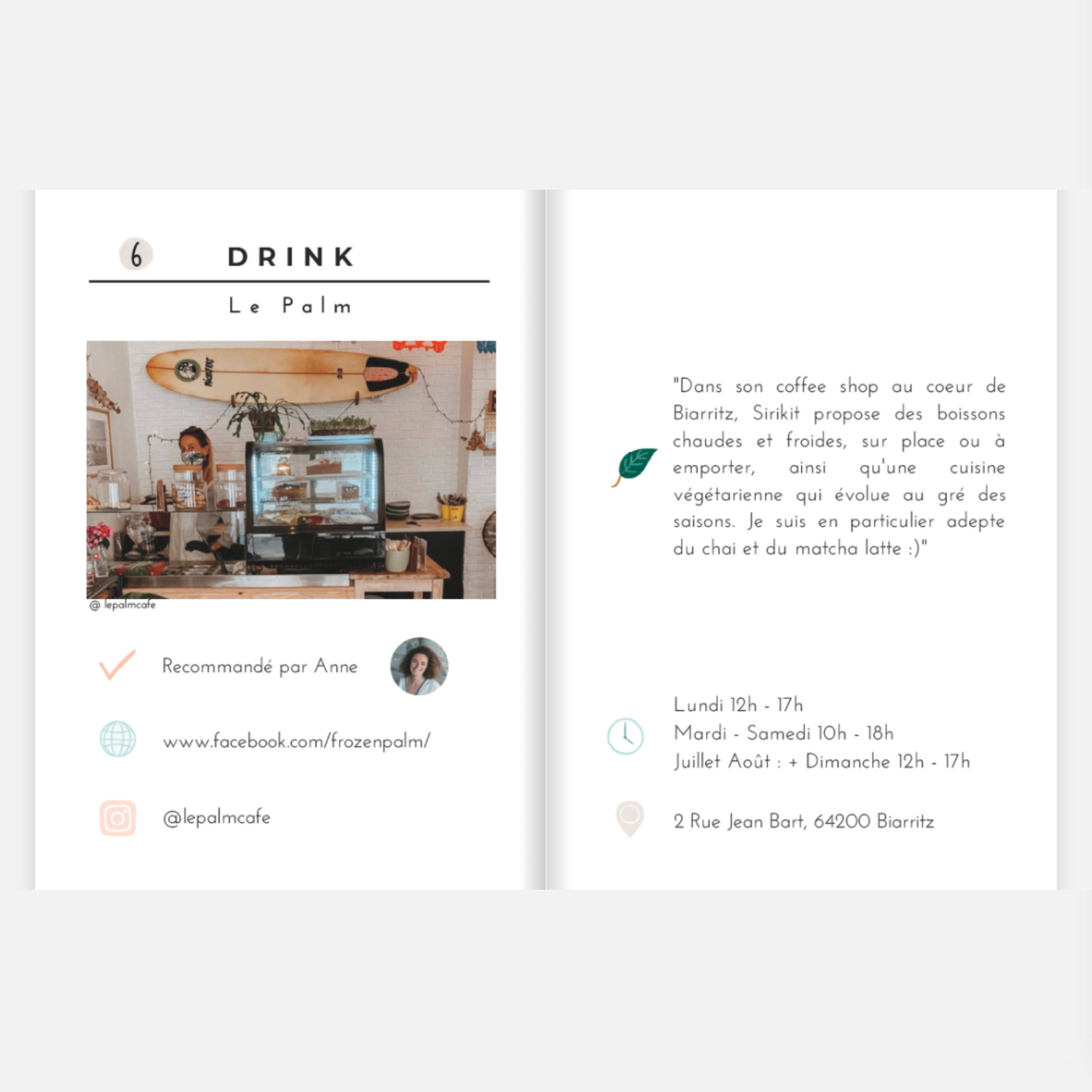 City-guide de Biarritz illustré et engagé - Format papier A6 6