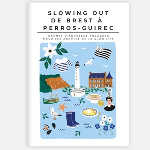 City-guide de Quimper, Brest et Perros-Guirec illustré et engagé - Format papier A6